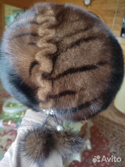 Шапка норковая женская новая