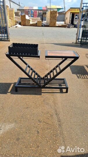 Мангал в стиле лофт