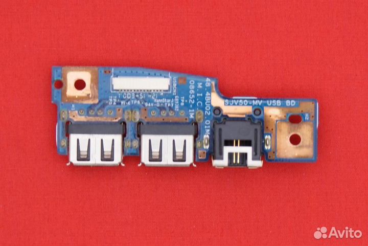 Плата USB + разъем RJ11 для ноутбука Packard Bell