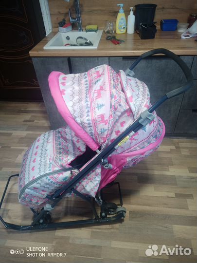 Коляска санки