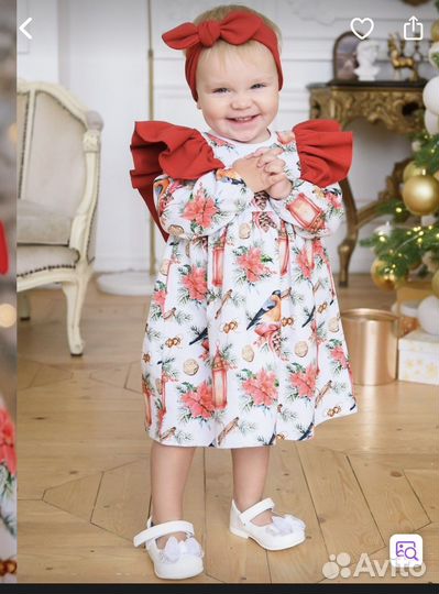 Платье для девочки 74