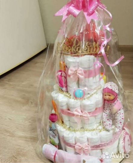 Торт из памперсов