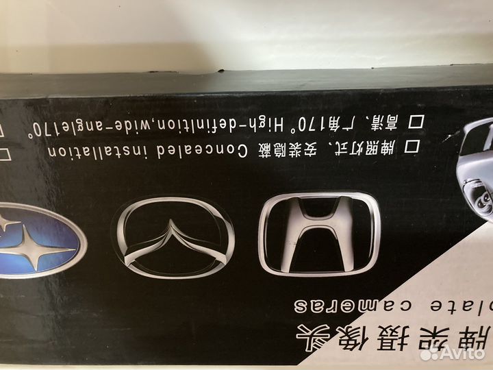 Рамка для номера с камерой