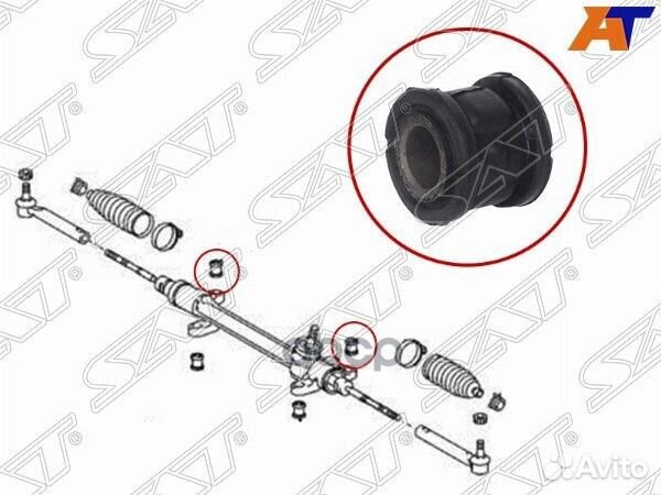 Сайлентблок рулевой рейки toyota axio/altis/FIE