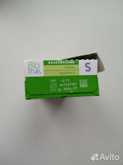Линзы контактные однодневные -0,75