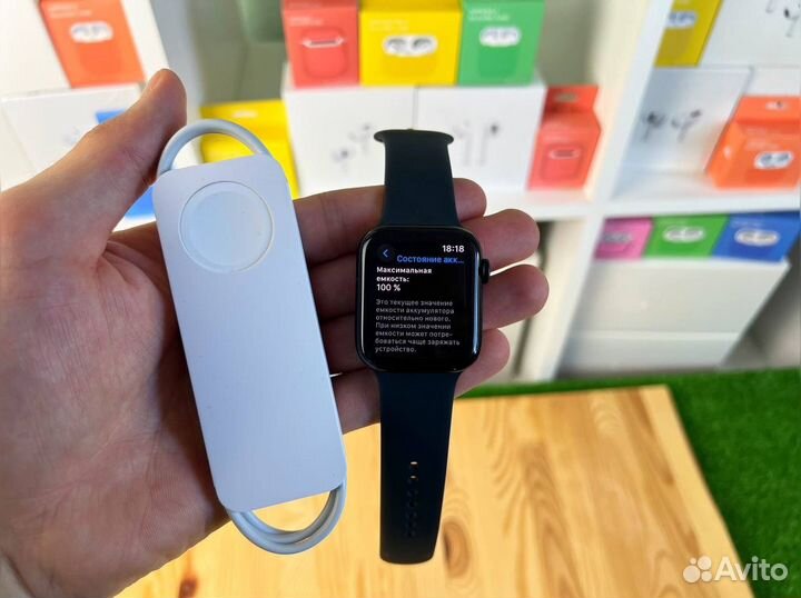 Часы apple watch se2 44 mm 2023 акб 100