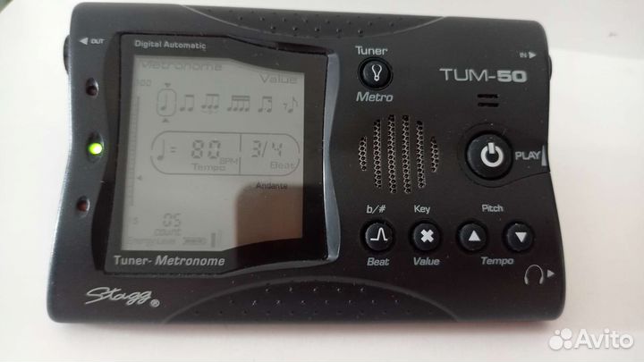 Тюнер-метроном Stagg TUM-50 (DG,SL)