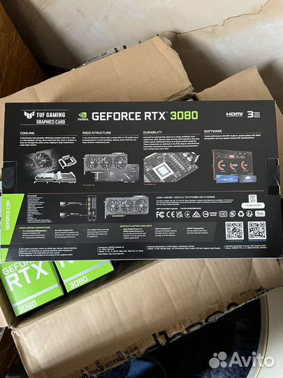 Видеокарта asus rtx 3080 asus tuf