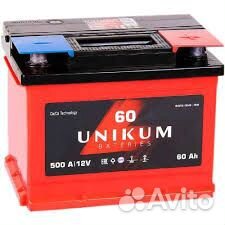 Аккумулятор Unikum 60 ah