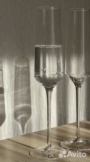 Набор бокалов для шампанского 280 мл, 2шт