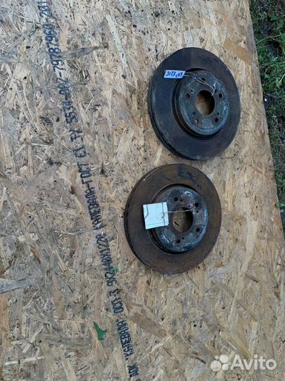 Диск тормозной (пара) Honda Cr-V III 2.4 I-vtec