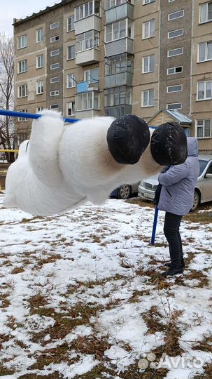 Гигантский Мишка, поздравление, аниматоры, шары