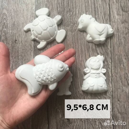 Набор гипсовых фигур для раскрашивания 15 шт