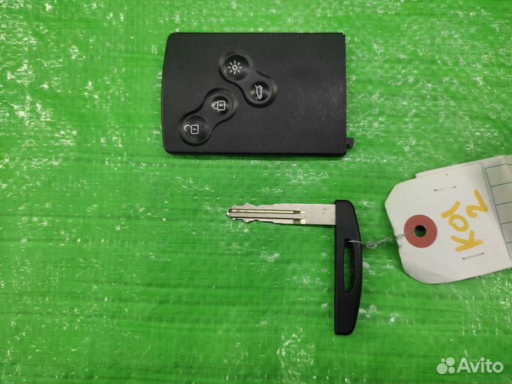 Ключ-карта зажигания Renault Koleos / Megane и др