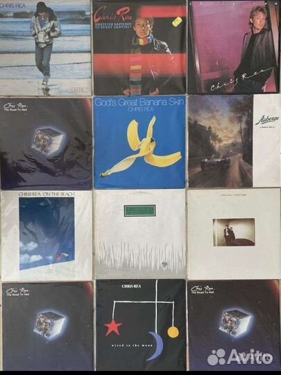 Chris Rea оригинальные виниловые пластинки