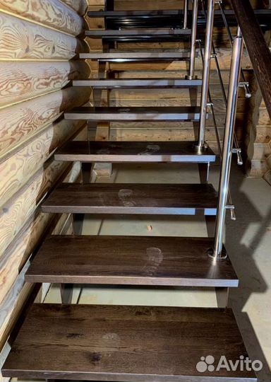 Лестницы на металлокаркасе под ключ