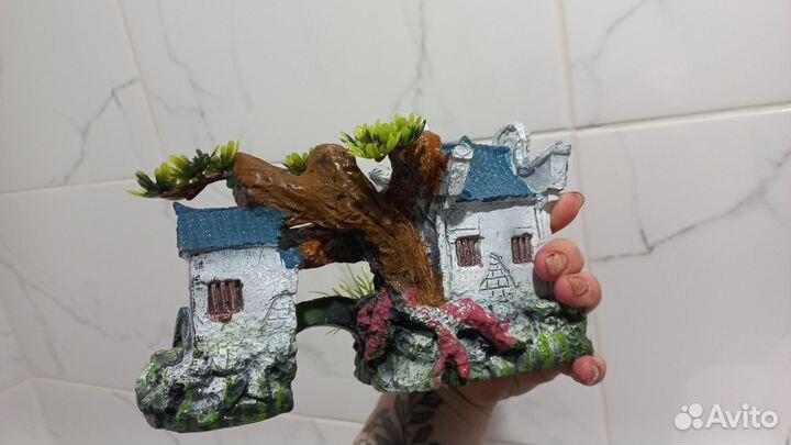 Домик для рыб, украшение для аквариума