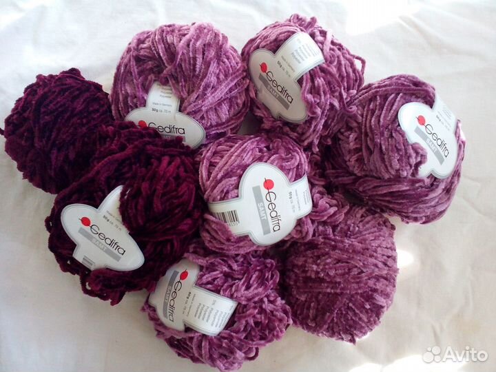 Пряжа моточная. Мохер и пр