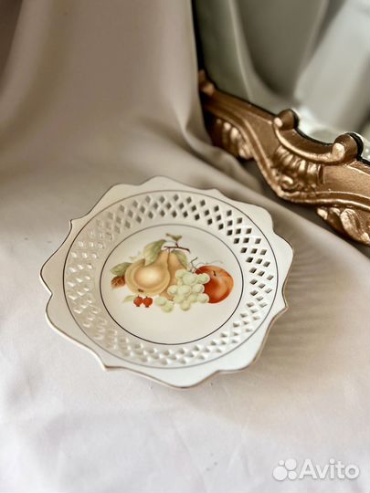 Фруктовница из фарфора винтаж Furnishing Porcelain