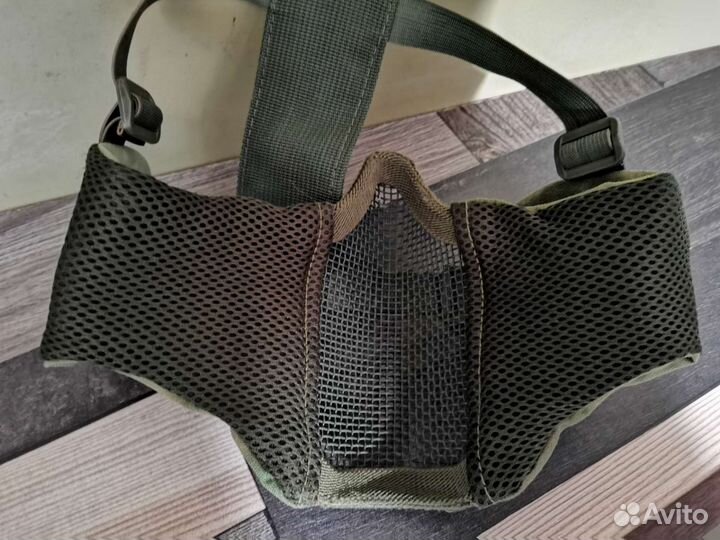 Маска для лица металическая мох