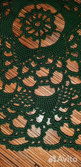 Салфетки крючком, ручная работа