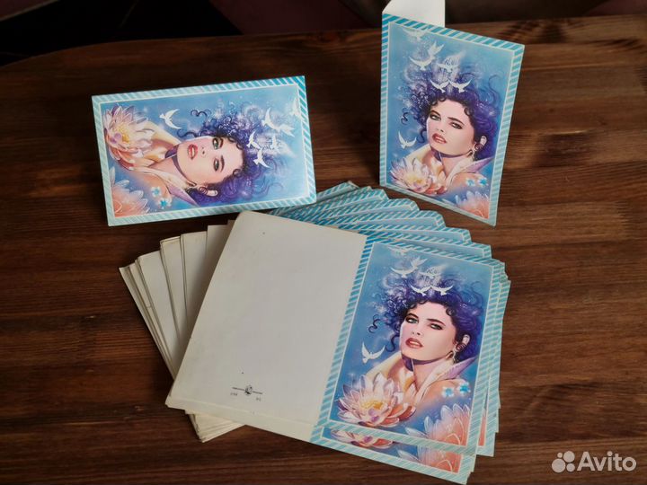 Винтажные открытки 80-х годов. Франция