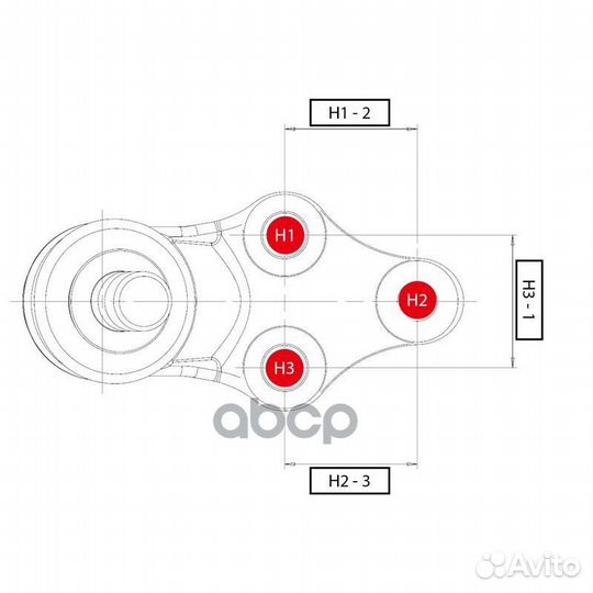 Опора шаровая CB0231 CTR