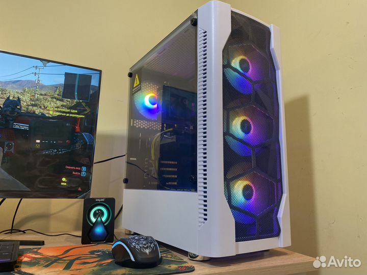 Игровой пк зверь с монитором 24/RX580/1st DK-D4