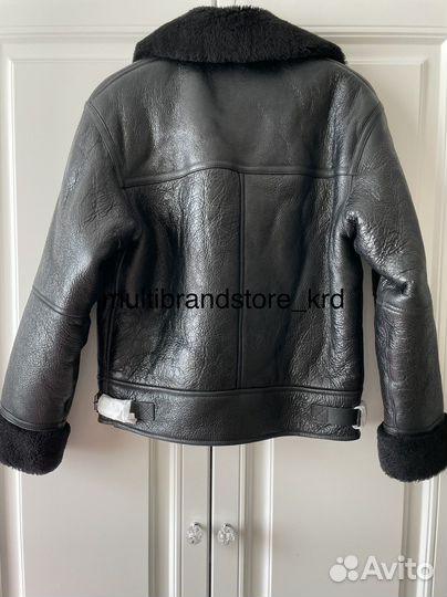 Massimo dutti дубленка авиатор