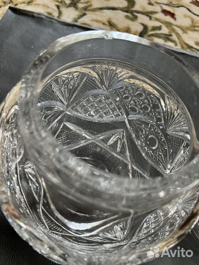 Крюшонница хрусталь новая