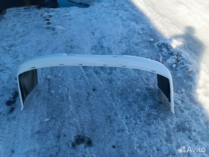 Бампер передний ваз 2114 белое облако