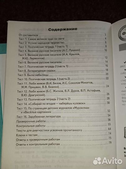 Литературное чтение. 3 класс