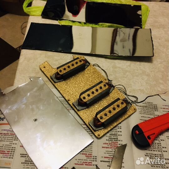 Звукосниматели, пикгард и бридж Форманта соло 2