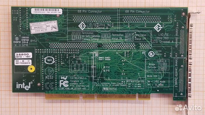 Контроллер PCI intel GDT8623RZ-I