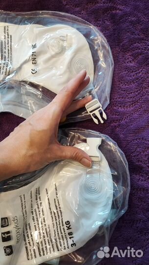 Круг надувной на шею для купания Roxy kids flipper