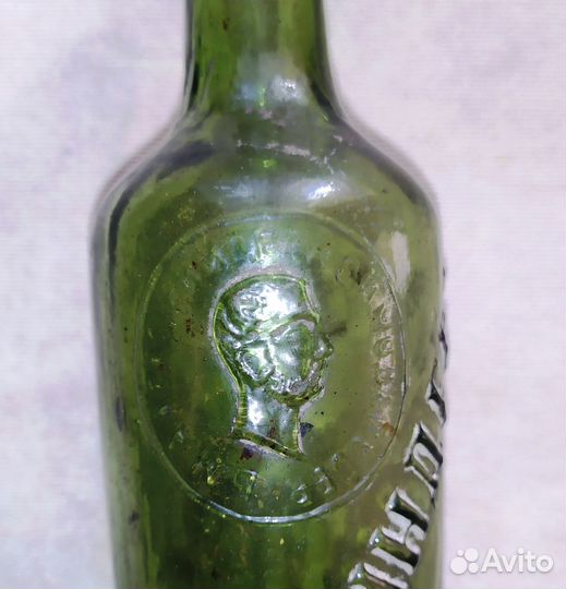 Бутылка из под содовой А.К. Миндеръ XIX в
