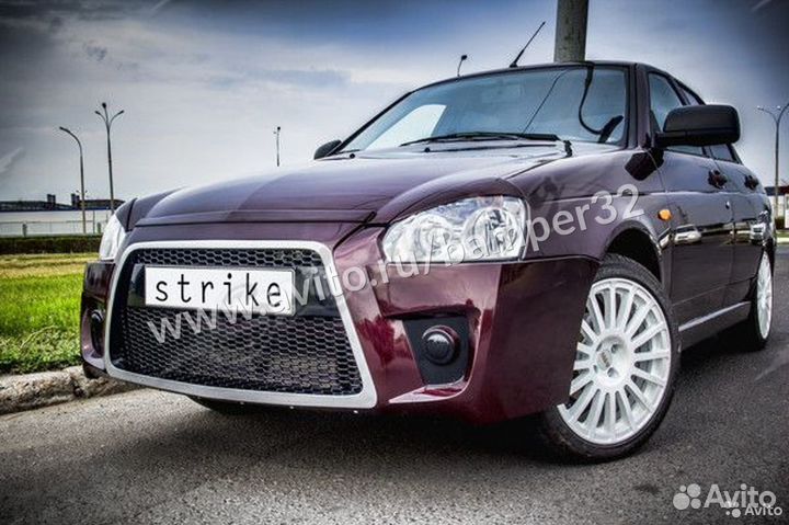 Бампер Приора strike в цвет 2170 2171 2172