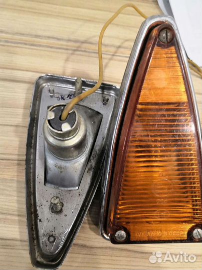 Плафон фонаря, поворотника на москвич