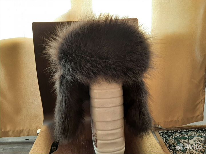 Мужская шапка ушанка меховая