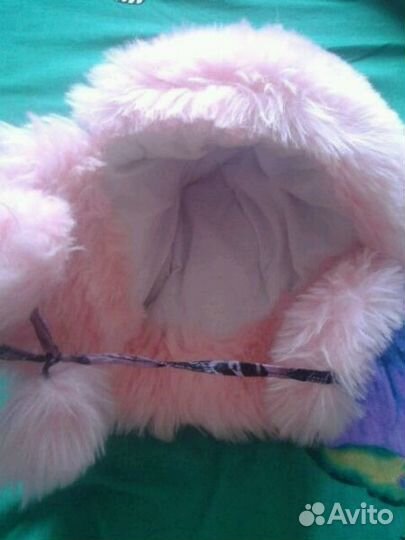 Новая шапка с хб подкладом. на 3-6л