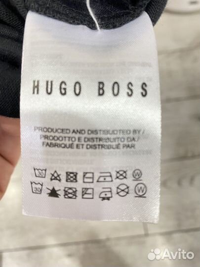 Футболка hugo boss черная гусь xl