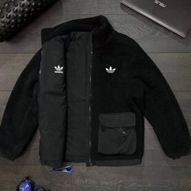 Куртка adidas барашка двухсторонняя