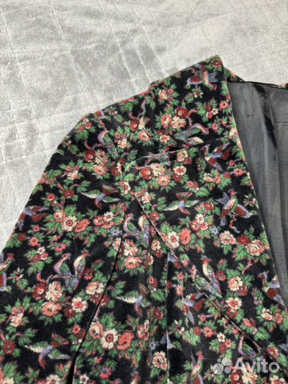 Невероятной красоты винтажный бархатный пиджак