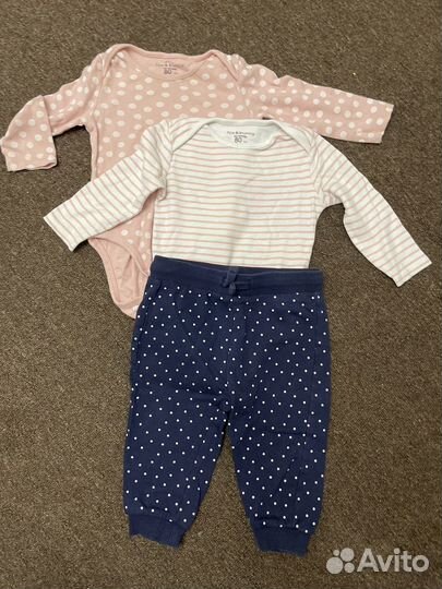Детские вещи пакетом для девочек 74 80