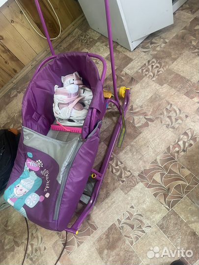 Коляска санки