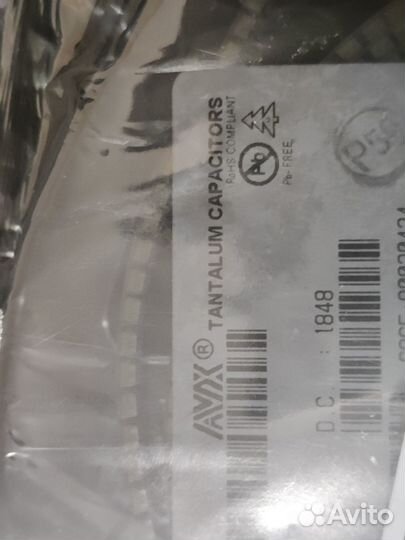 Конденсатор танталовый tajb685M016RNJ