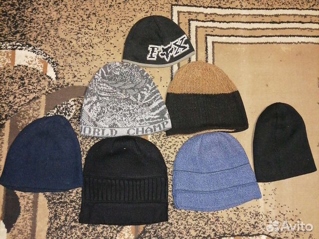 Мужская шапка вязаная зимняя