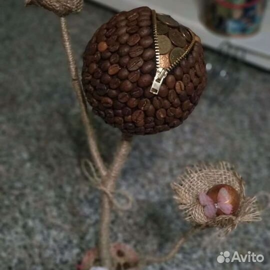 Топиарий из кофе