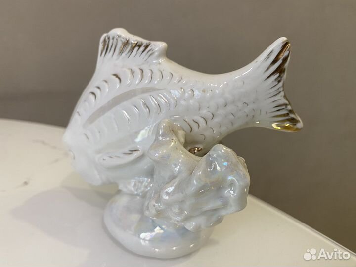 Статуэтка «Золотая рыбка» Дулево, 1950-е