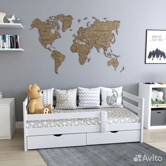 Детская кровать Эко-9 160х80 с матрасом